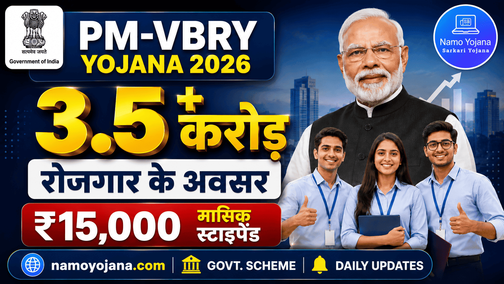 Pradhan Mantri Viksit Bharat Rozgar Yojana (PM-VBRY)
